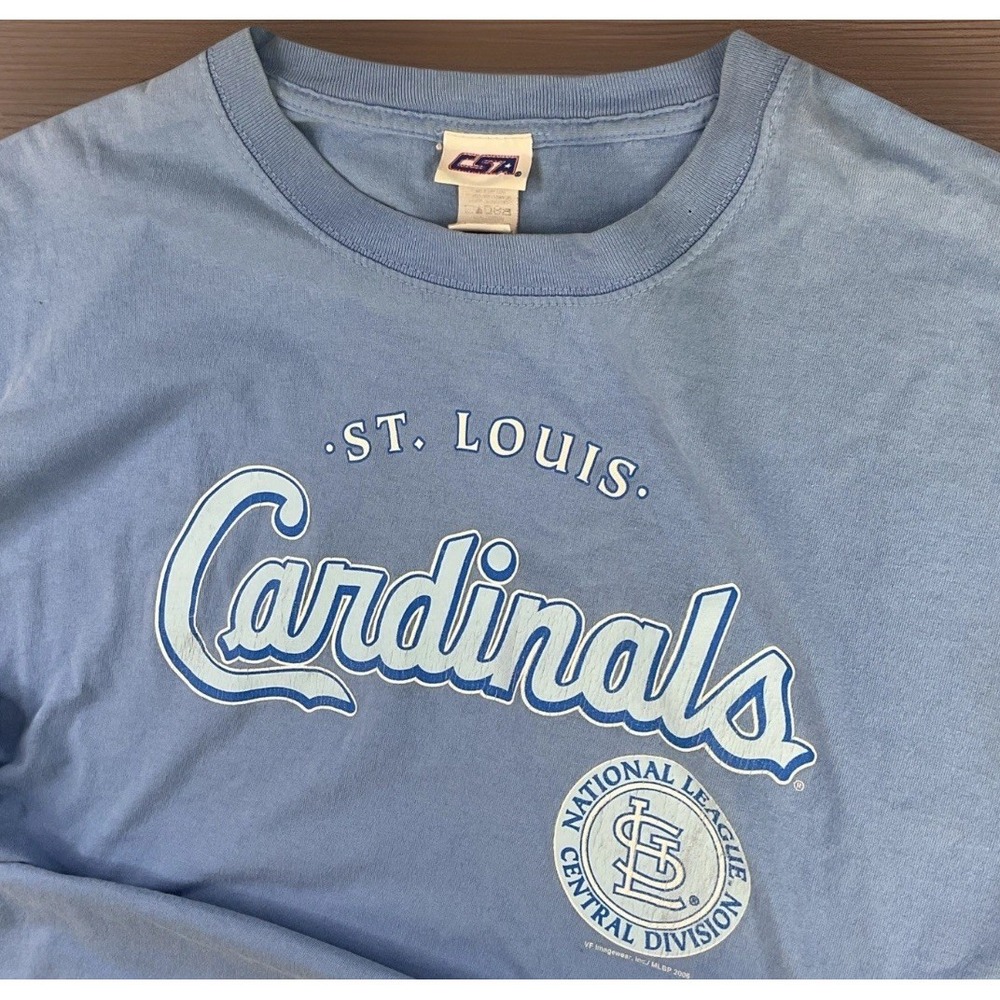 Vintage CSA St. Louis Cardinals T-Shirt Men XL Y2K 2006 National League Central